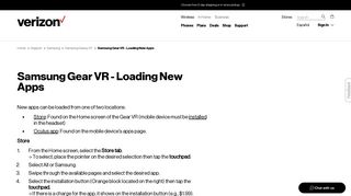 Samsung Gear VR - Loading New Apps | Verizon Wireless