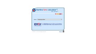 Interline Fare Calculator - Select Airline - ID90 Travel