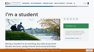 I'm a student | IDA Forsikring