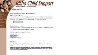 Contact Idaho Child Support