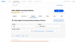 Working at Idaho Digital Learning Academy: Employee Reviews ...