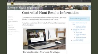 Controlled Hunt Results Information | Idaho Fish and Game