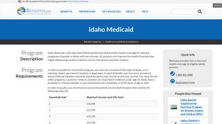 Idaho Medicaid | Benefits.gov