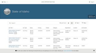 DHR Current Openings - Idaho Department of Labor - Idaho.gov