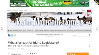 What's on tap for Idaho Legislature? | State/Regional | mtexpress.com