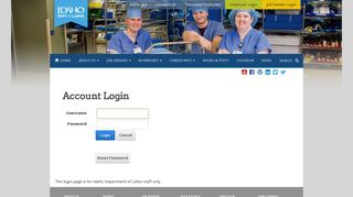 Login - Idaho Department of Labor
