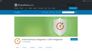 Active Directory Integration / LDAP Integration | WordPress.org