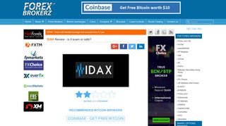 IDAX Review - is idax.mn scam or good cryptocurrency exchange?