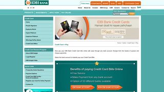 Credit Cards | IDBI Bank Credit Cards