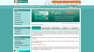 Euphoria Credit Card - IDBI Bank
