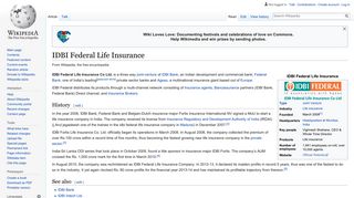 IDBI Federal Life Insurance - Wikipedia