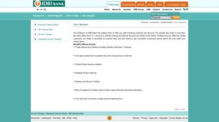 Trading, Demat and Bank Account - IDBI Bank 3-in-1 Account