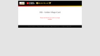 DBS - Golden Village iCard