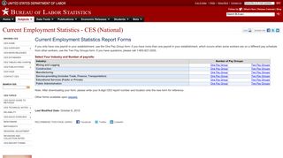 IDCF Forms - Bureau of Labor Statistics