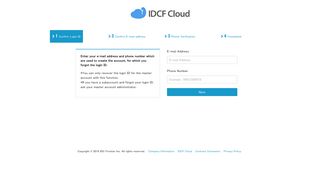 IDCF Cloud - /forget/id/