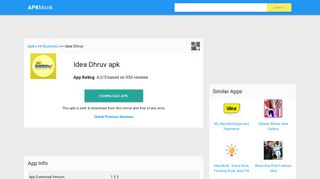Idea Dhruv Apk Download latest version 1.3.3- com.ideacellular ...