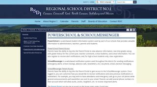 PowerSchool & SchoolMessenger | Region 1 Schools