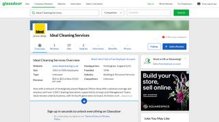 Working at Ideal Cleaning Services | Glassdoor