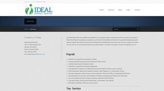 Services - Ideal Payroll Service