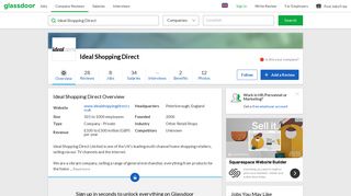 Working at Ideal Shopping Direct | Glassdoor.co.uk