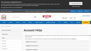 Account FAQs | Ideal World