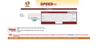 SPEED-e - NSDL e-SERVICES