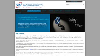IDeaS Revenue Management - Wide Computer Systems LLC