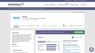 IDeaS Reviews - Ratings, Pros & Cons, Alternatives and more | Hotel ...