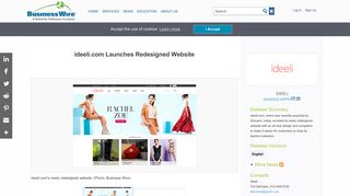 ideeli.com Launches Redesigned Website | Business Wire