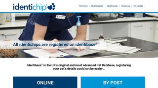 Identibase® the Original Pet Chip Database | Identichip - Identibase ...