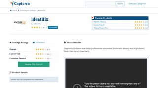 Identifix Reviews and Pricing - 2019 - Capterra