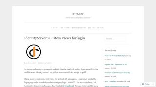 IdentityServer3 Custom Views for login – x=>x.dev - Warren LaFrance