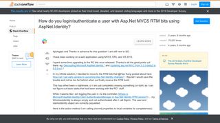 How do you login/authenticate a user with Asp.Net MVC5 RTM bits ...