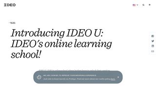 Introducing IDEO U: IDEO's online learning school! | ideo.com