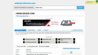 idesir.com at Website Informer. Visit Idesir.