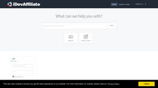 iDevAffiliate Support - Powered by Kayako Help Desk Software