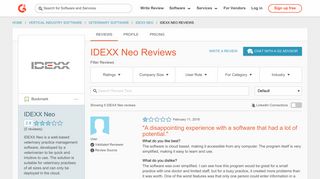 IDEXX Neo Reviews 2018 | G2 Crowd