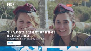 Friends of the Israel Defense Forces: Homepage