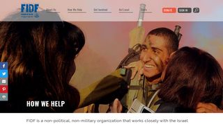 How We Help | FIDF - Friends of the Israel Defense Forces