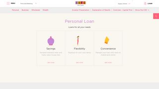 Personal Loan – Apply for Personal Loan Online in India @ IDFC Bank