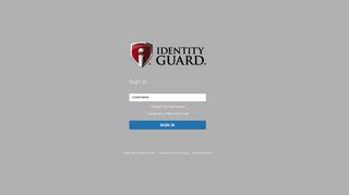 Identity Guard® Sign-In