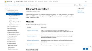 IDispatch | Microsoft Docs