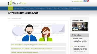 Online Divorce Forms Help Page | iDivorceForms.com