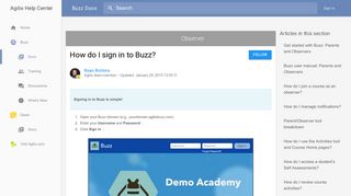 How do I sign in to Buzz? – Agilix Help Center