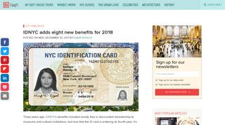 IDNYC adds eight new benefits for 2018 | 6sqft