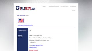 iDocket | eFileTexas.gov