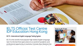 IDP IELTS Official Test Centre | IDP Hongkong - IDP USA