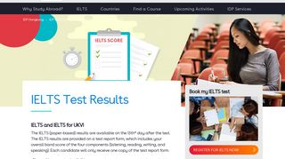 IELTS Test Results | IDP Hongkong