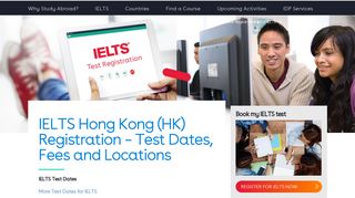 IELTS Online Registration | IDP IELTS HK | IDP Hongkong