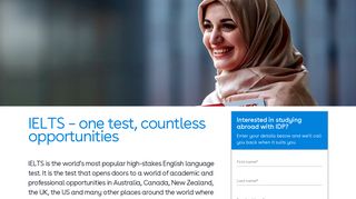 IELTS, English Language Test | IDP Bangladesh - IDP USA